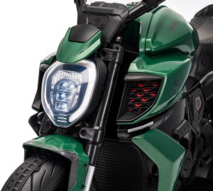 Lean Cars Pojazd Motor Ducati Diavel x Bentley Zielony 10
