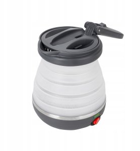 Czajnik Składany czajnik turystyczny silikon 0,6L 750W AVENIDO AV1384 szary 2