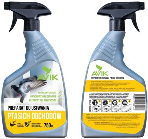 AVIK PREPARAT DO USUWANIA PTASICH ODCHODÓW 750ML ŚRODEK 6