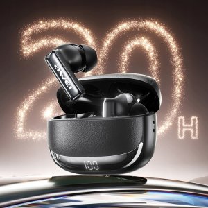 Słuchawki Awei Słuchawki bezprzewodowe AWEI TA19 ANC Bluetooth 6.0 TWS + stacja dokująca czarny 3