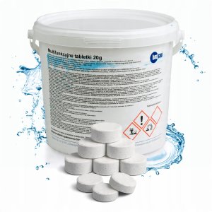 Bassau Chlor Multi Tab 20g BASSAU Tabletki Multifunkcyjne Chemia Basenowa 5KG 2
