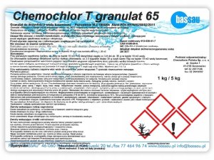 Bassau CHLOR SZOK Granulat do Dezynfekcji Chlorowania Basenu Chemia Basenowa 1 kg 2
