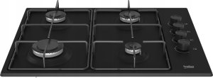 Płyta grzewcza Beko Płyta gazowa Beko HIGG 64123 SB 61cm 4 palniki 7,9kW Zapalarka Ruszt emalia 3