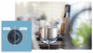 Płyta grzewcza Beko Płyta gazowa Beko HIAW64225SB 60 cm Zabudowa 7800 W Żeliwne ruszty Wok 2