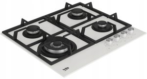 Płyta grzewcza Beko Płyta gazowa Beko HILW 64225 SW palnik WOK 60 cm 4