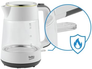 Czajnik Beko Zestaw Beko Czajnik elektryczny WKM 7322 I + Toster TAM 7321 I 950W Inox 8