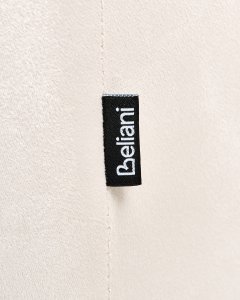 Krzesło biurowe Beliani Krzesło obrotowe ALTONA Welur Złamana biel 12