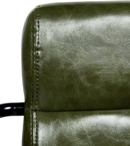 Krzesło biurowe Beliani Krzesło obrotowe Obrotowy CANDOR Ciemnozielony 5