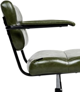 Krzesło biurowe Beliani Krzesło obrotowe Obrotowy CANDOR Ciemnozielony 6