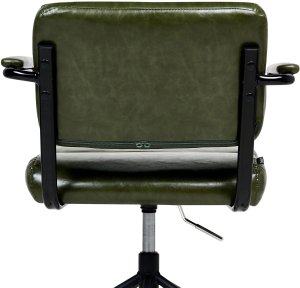 Krzesło biurowe Beliani Krzesło obrotowe Obrotowy CANDOR Ciemnozielony 7