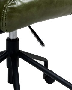 Krzesło biurowe Beliani Krzesło obrotowe Obrotowy CANDOR Ciemnozielony 8