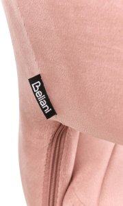 Krzesło biurowe Beliani Krzesło obrotowe KATONAH Welur Różowy 11