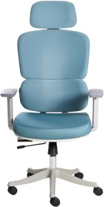 Krzesło biurowe Beliani Fotel biurowy Obrotowy VISCOUNT Niebieski 6