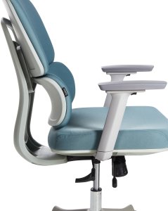 Krzesło biurowe Beliani Fotel biurowy Obrotowy VISCOUNT Niebieski 10