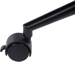 Krzesło biurowe Beliani Fotel biurowy ciemne drewno z białym MENESHA 11