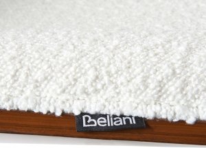 Krzesło biurowe Beliani Fotel biurowy ciemne drewno z białym MENESHA 9