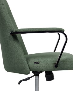 Krzesło biurowe Beliani Krzesło biurowe Obrotowy CAROGA Ciemnozielony 6