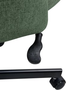 Krzesło biurowe Beliani Krzesło biurowe Obrotowy CAROGA Ciemnozielony 8