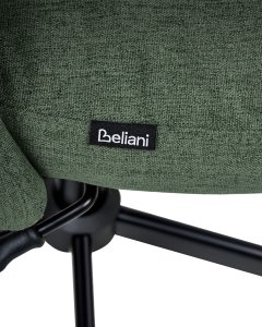 Krzesło biurowe Beliani Krzesło biurowe Obrotowy CAROGA Ciemnozielony 9