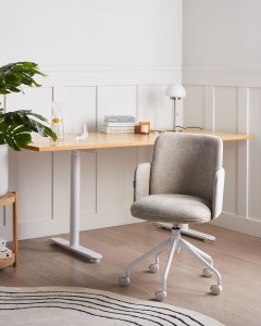 Krzesło biurowe Beliani Krzesło biurowe DRYDEN Beżowy 2