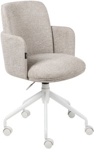 Krzesło biurowe Beliani Krzesło biurowe DRYDEN Beżowy 4