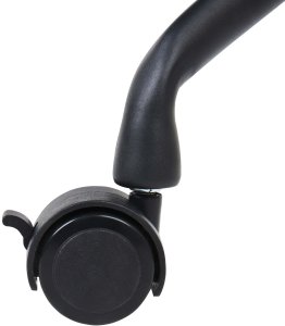 Krzesło biurowe Beliani Fotel biurowy lniany jasne drewno z jasnobeżowym NOVATO 11