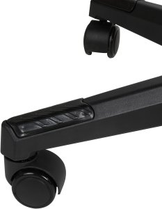 Fotel Beliani Krzesło biurowe regulowane czarne WARRIOR 10