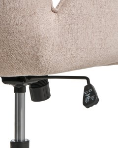 Krzesło biurowe Beliani Krzesło obrotowe BELMAR Beżowoszary 7