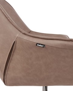 Krzesło biurowe Beliani Krzesło biurowe regulowane jasnobrązowe NEWDALE 7