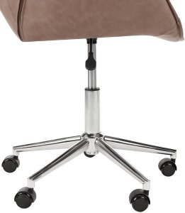 Krzesło biurowe Beliani Krzesło biurowe regulowane jasnobrązowe NEWDALE 10