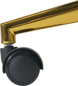 Krzesło biurowe Beliani Krzesło obrotowe BARDSDALE Welur Granatowy 11