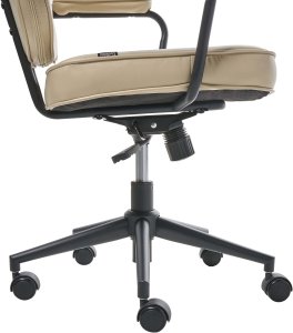 Krzesło biurowe Beliani Krzesło obrotowe BERNE Beżowy 10