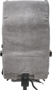 Krzesło biurowe Beliani Fotel biurowy Z wysuwanym podnóżkiem EATON Szenil Szary 8