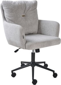 Krzesło biurowe Beliani Krzesło obrotowe ALPINE Szary 4