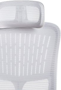 Krzesło biurowe Beliani Fotel biurowy Obrotowy PARTNER Szary 7