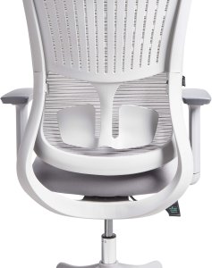 Krzesło biurowe Beliani Fotel biurowy Obrotowy PARTNER Szary 9