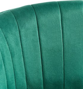 Krzesło biurowe Beliani Krzesło obrotowe KATONAH Welur Zielony 7