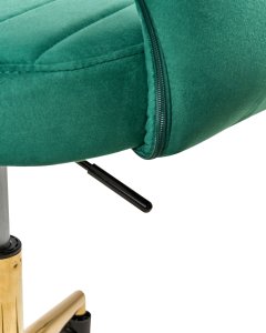 Krzesło biurowe Beliani Krzesło obrotowe KATONAH Welur Zielony 8