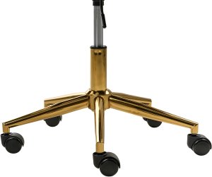 Krzesło biurowe Beliani Krzesło obrotowe KATONAH Welur Zielony 9