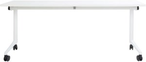 Biurko Beliani Cavi Białe 180 cm x 60 cm 4