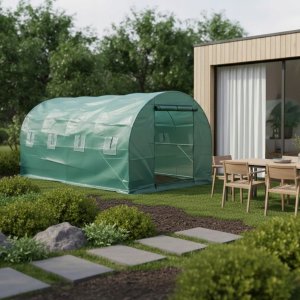 ProGarden Tunel ogrodowy, foliowy VAYU, 4 x 2,5 m, do upraw 2