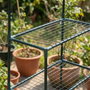 Majowo Mini szklarnia foliowa z półkami MIVA, 143 x 73 x 195 cm 6