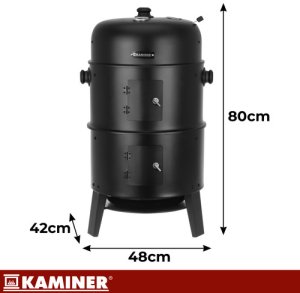 Kaminer Grill ogrodowy z pokryw 44x80x42cm Kaminer 21
