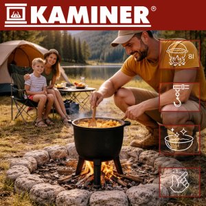 Kaminer Kocioek eliwny emaliowany 8l Kaminer 6