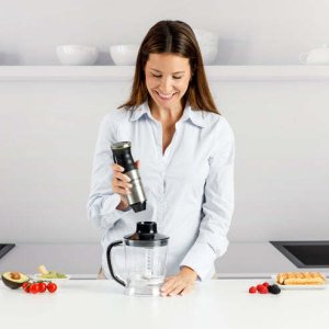 Mikser Taurus Taurus BAPI 1500 LUXE XL PLUS Przenośny mikser 1500 W Czarny, Stal nierdzewna 10