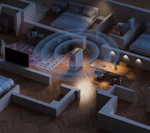 OKYUK Elektryczny osuszacz powietrza 10L cichy 32dB 25m łazienka piwnica 3