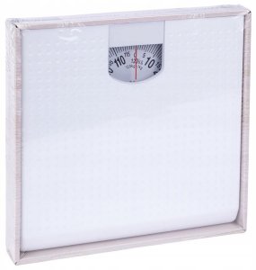 Waga łazienkowa Waga ŁAZIENKOWA biała mechaniczna manualna tradycyjna analogowa 120 kg 11
