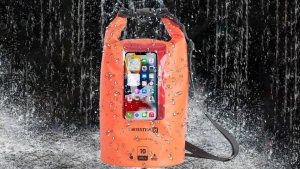 TORBA WODOSZCZELNA WOREK WODOODPORNY 10L SWISSTEN etui na telefon na kajak 2