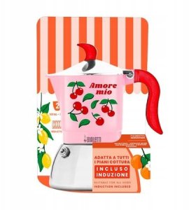 Kawiarka Bialetti Bialetti - kawiarka Fiametta Induction Fruit Vibes 2tz - Różowa 4