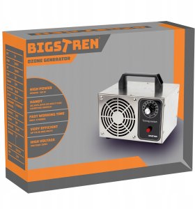 Generator ozonu BIGSTREN GENERATOR OZONU OZONATOR 48 G/H (48000 mg/H)+ CZASOMIERZ 60min 10